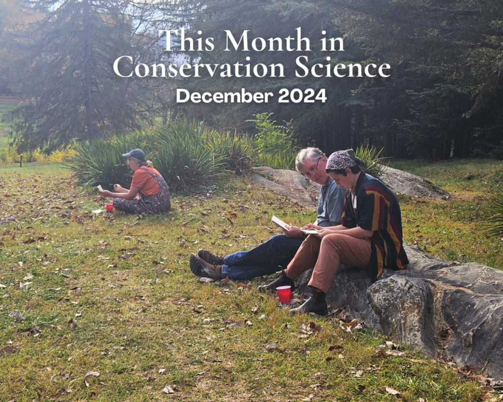 This Month in Conservation Science | December 2024